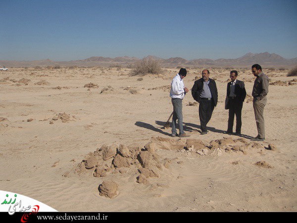 افتتاح پروژه تثبیت شن در منطقه یزدانشهر زرند