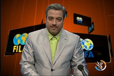 محمود معصومی گوینده اخبار ورزشی 
