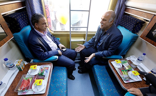 رام دوم قطار مسافربری کرمان - تهران