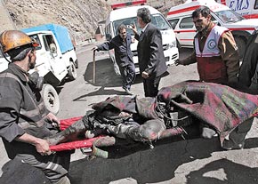 حادثه در معدن اصلی کوهبنان